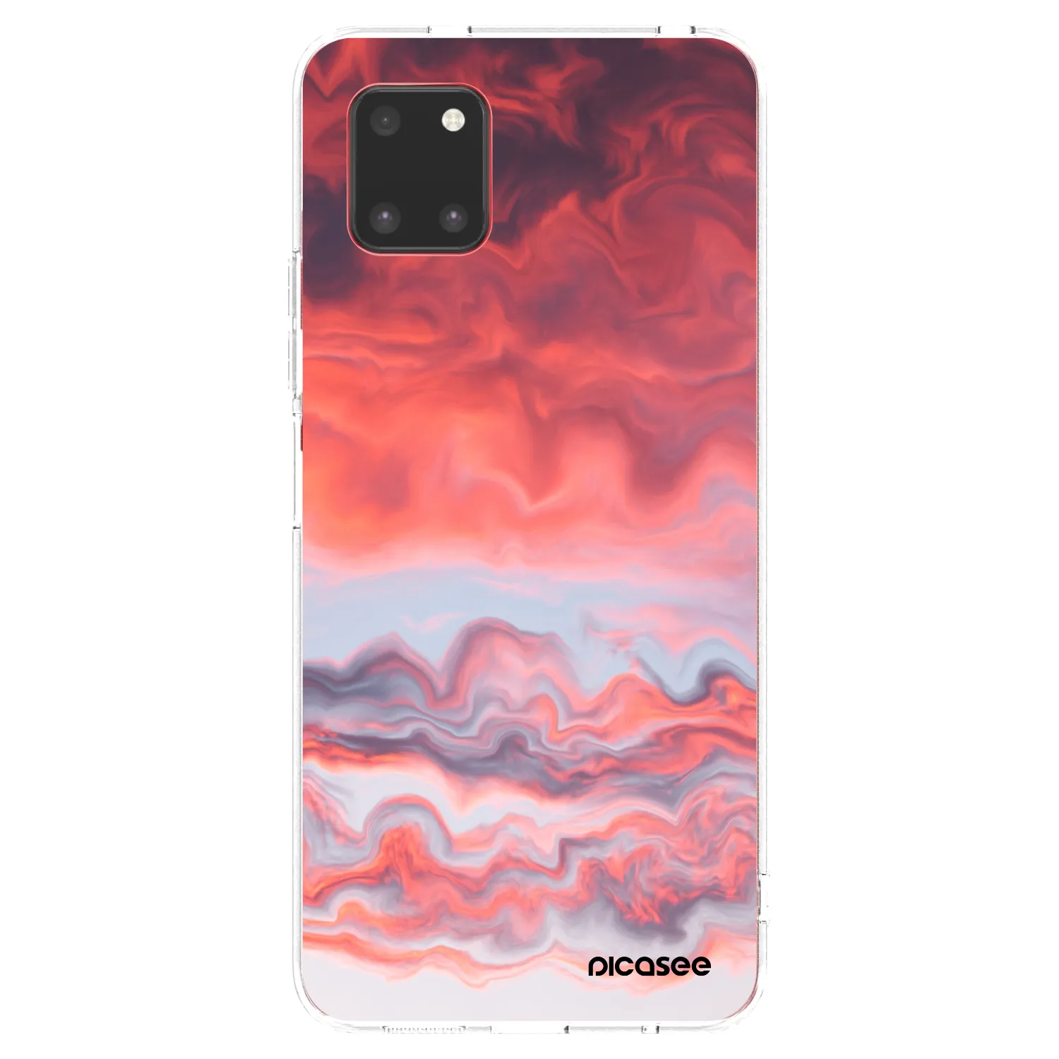 Picasee silikonowe przeźroczyste etui na Samsung Galaxy Note 10 Lite N770F - Sunset