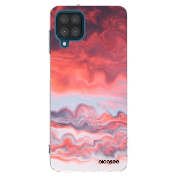 Picasee silikonowe przeźroczyste etui na Samsung Galaxy A12 A125F - Sunset
