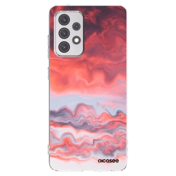 Picasee silikonowe przeźroczyste etui na Samsung Galaxy A52 5G A525F - Sunset