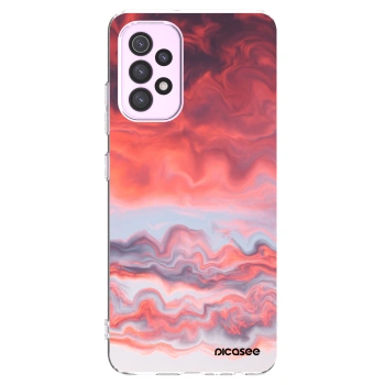 Picasee silikonowe przeźroczyste etui na Samsung Galaxy A32 5G A326B - Sunset