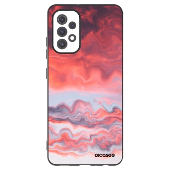 Picasee silikonowe czarne etui na Samsung Galaxy A32 5G A326B - Sunset