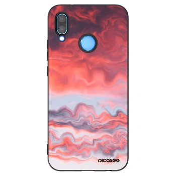 Picasee silikonowe czarne etui na Huawei P20 Lite - Sunset