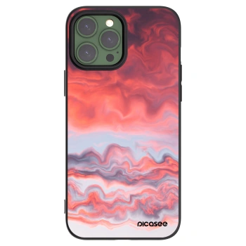 Picasee silikonowe czarne etui na Apple iPhone 13 Pro Max - Sunset