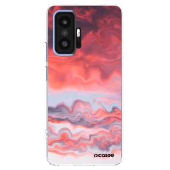 Picasee silikonowe przeźroczyste etui na Xiaomi 11T Pro - Sunset