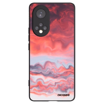 Picasee silikonowe czarne etui na Honor 50 5G - Sunset