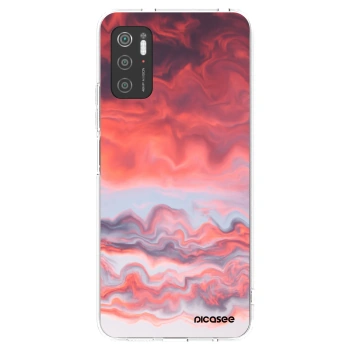 Picasee silikonowe przeźroczyste etui na Xiaomi Poco M3 Pro 5G - Sunset