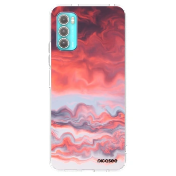 Picasee silikonowe przeźroczyste etui na Motorola Moto G60 - Sunset