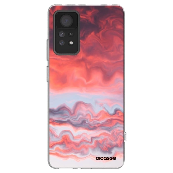 Picasee silikonowe przeźroczyste etui na Xiaomi Redmi Note 11 Pro 5G - Sunset