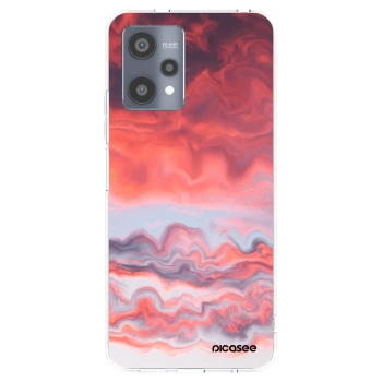 Picasee silikonowe przeźroczyste etui na Realme 9 Pro 5G - Sunset