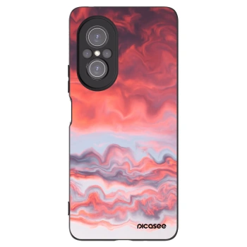 Picasee silikonowe czarne etui na Huawei Nova 9 SE - Sunset