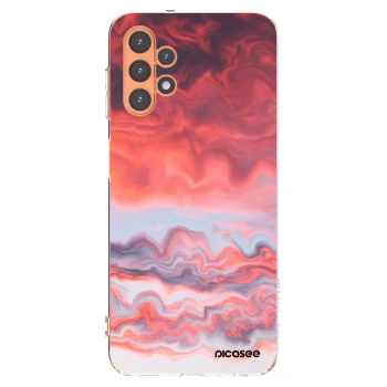 Picasee silikonowe przeźroczyste etui na Samsung Galaxy A13 4G A135 - Sunset
