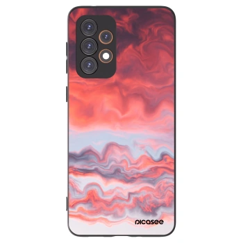 Picasee silikonowe czarne etui na Samsung Galaxy A33 5G A336 - Sunset
