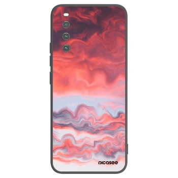 Picasee silikonowe czarne etui na Sony Xperia 10 IV 5G - Sunset