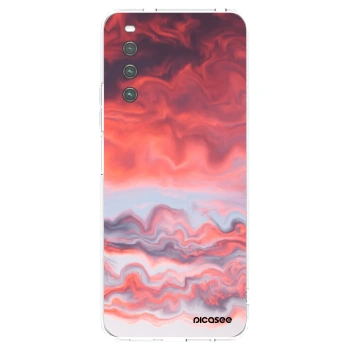 Picasee silikonowe przeźroczyste etui na Sony Xperia 10 IV 5G - Sunset