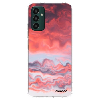 Picasee silikonowe przeźroczyste etui na Samsung Galaxy M13 M135F - Sunset