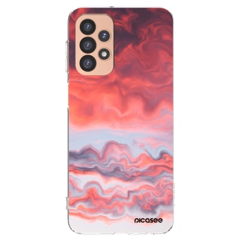 Picasee silikonowe przeźroczyste etui na Samsung Galaxy A23 A236B 5G - Sunset