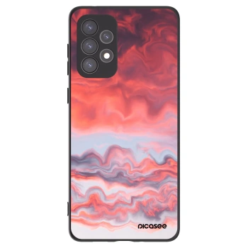 Picasee silikonowe czarne etui na Samsung Galaxy A73 5G - Sunset