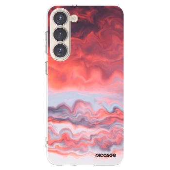 Picasee silikonowe przeźroczyste etui na Samsung Galaxy S23+ 5G - Sunset