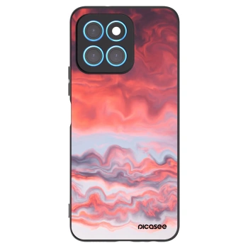Picasee silikonowe czarne etui na Honor X8 5G - Sunset