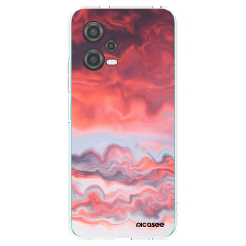Picasee silikonowe przeźroczyste etui na Xiaomi Poco X5 - Sunset
