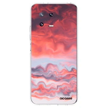Picasee silikonowe przeźroczyste etui na Xiaomi 13 Pro - Sunset