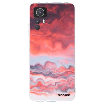 Picasee silikonowe przeźroczyste etui na Xiaomi Redmi Note 12S - Sunset