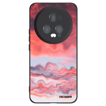 Picasee silikonowe czarne etui na Honor Magic5 Pro - Sunset