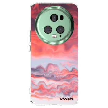 Picasee silikonowe przeźroczyste etui na Honor Magic5 Pro - Sunset