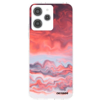 Picasee silikonowe przeźroczyste etui na Xiaomi Redmi 12 4G - Sunset