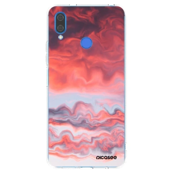 Picasee silikonowe przeźroczyste etui na Huawei Nova 3i - Sunset
