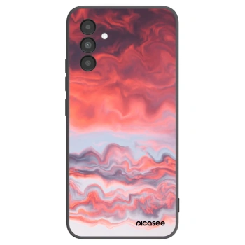 Picasee silikonowe czarne etui na Samsung Galaxy A04s A047F - Sunset