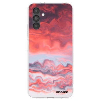 Picasee silikonowe przeźroczyste etui na Samsung Galaxy A04s A047F - Sunset