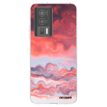 Picasee silikonowe przeźroczyste etui na Xiaomi Poco F5 Pro 5G - Sunset