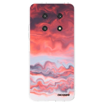 Picasee silikonowe przeźroczyste etui na Honor Magic4 Lite 5G - Sunset