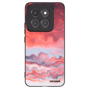 Picasee silikonowe czarne etui na Xiaomi 14 Pro - Sunset