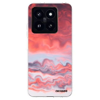 Picasee silikonowe przeźroczyste etui na Xiaomi 14 Pro - Sunset