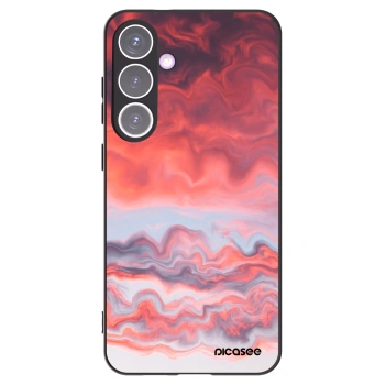 Picasee silikonowe czarne etui na Samsung Galaxy S24+ S926B 5G - Sunset