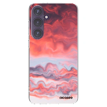Picasee silikonowe przeźroczyste etui na Samsung Galaxy S24+ S926B 5G - Sunset