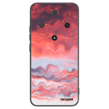 Picasee silikonowe czarne etui na Honor Magic6 Lite 5G - Sunset
