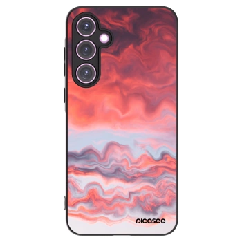 Picasee silikonowe czarne etui na Samsung Galaxy A35 5G A356B - Sunset