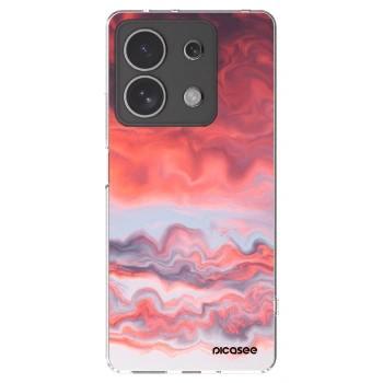 Picasee silikonowe przeźroczyste etui na Xiaomi Redmi Note 13 4G - Sunset