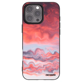 Picasee silikonowe czarne etui na Apple iPhone 16 Pro Max - Sunset