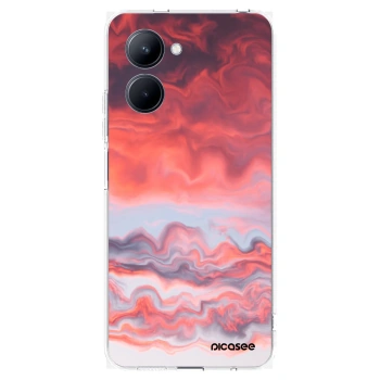 Picasee silikonowe przeźroczyste etui na Realme C33 (2023) - Sunset
