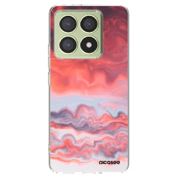 Picasee silikonowe przeźroczyste etui na Xiaomi 14T - Sunset
