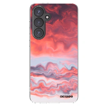 Picasee silikonowe przeźroczyste etui na Samsung Galaxy S24 FE S721B - Sunset