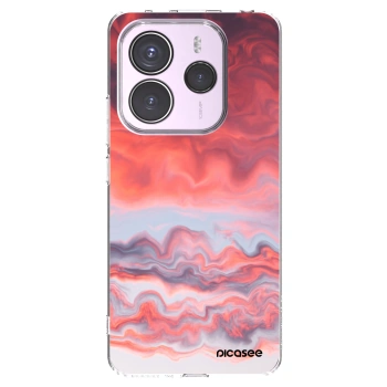 Picasee silikonowe przeźroczyste etui na Xiaomi Redmi Note 14 5G - Sunset