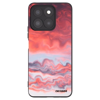 Picasee silikonowe czarne etui na Honor X8c - Sunset