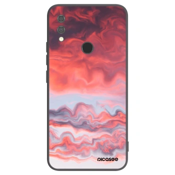 Picasee silikonowe czarne etui na Xiaomi Redmi Note 7 - Sunset
