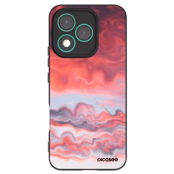 Picasee silikonowe czarne etui na Honor 400 Lite 5G - Sunset