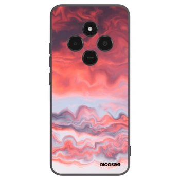 Picasee silikonowe czarne etui na Xiaomi Poco C75 - Sunset